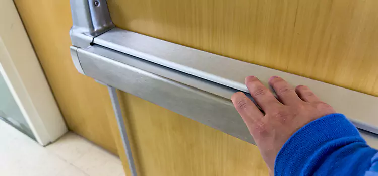 Installing a Push Bar on a Door Ojus